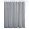 Elle Décor Gray Jacquard Weave Diamond Design Shower Curtain